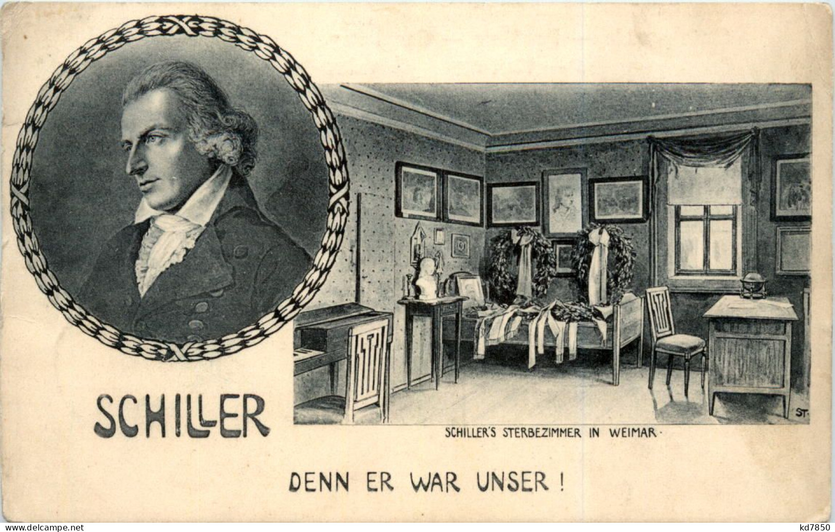 Weimar, Schillers Sterbezimmer - Weimar