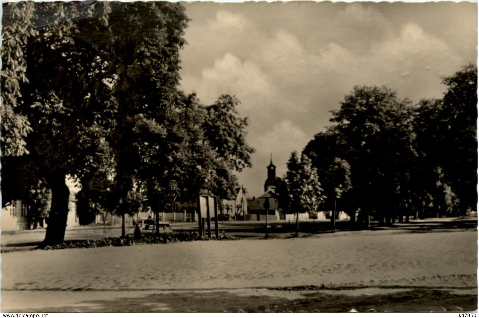 Heinersdorf Krs. Fürstenwalde/Spree, Blick Zur Kirche - Fürstenwalde