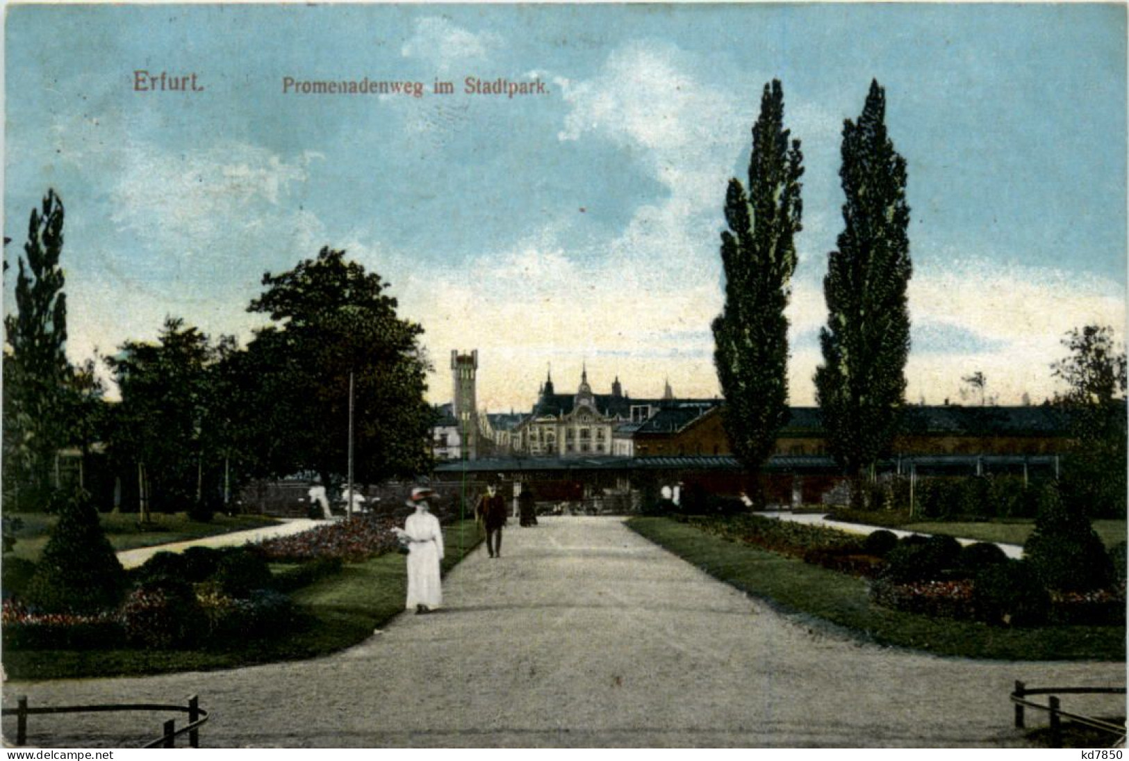Erfurt, Promenadenweg Im Stadtpark - Erfurt