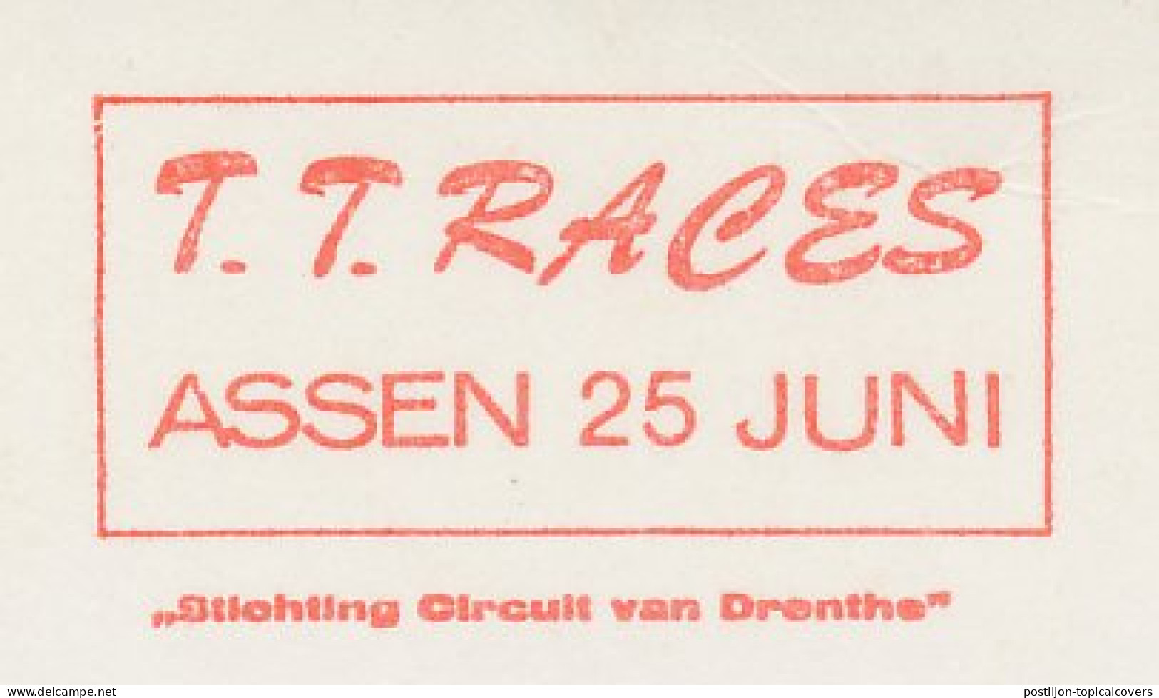 Meter Cut Netherlands 1983 Motor Races - Dutch TT Assen  - Motorfietsen