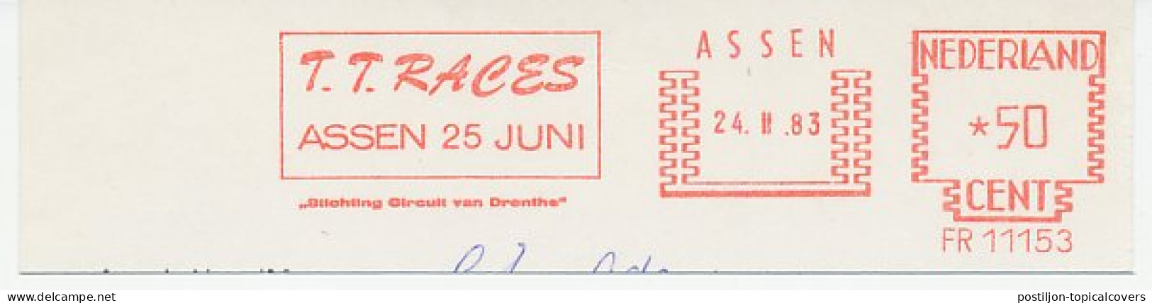 Meter Cut Netherlands 1983 Motor Races - Dutch TT Assen  - Motorfietsen