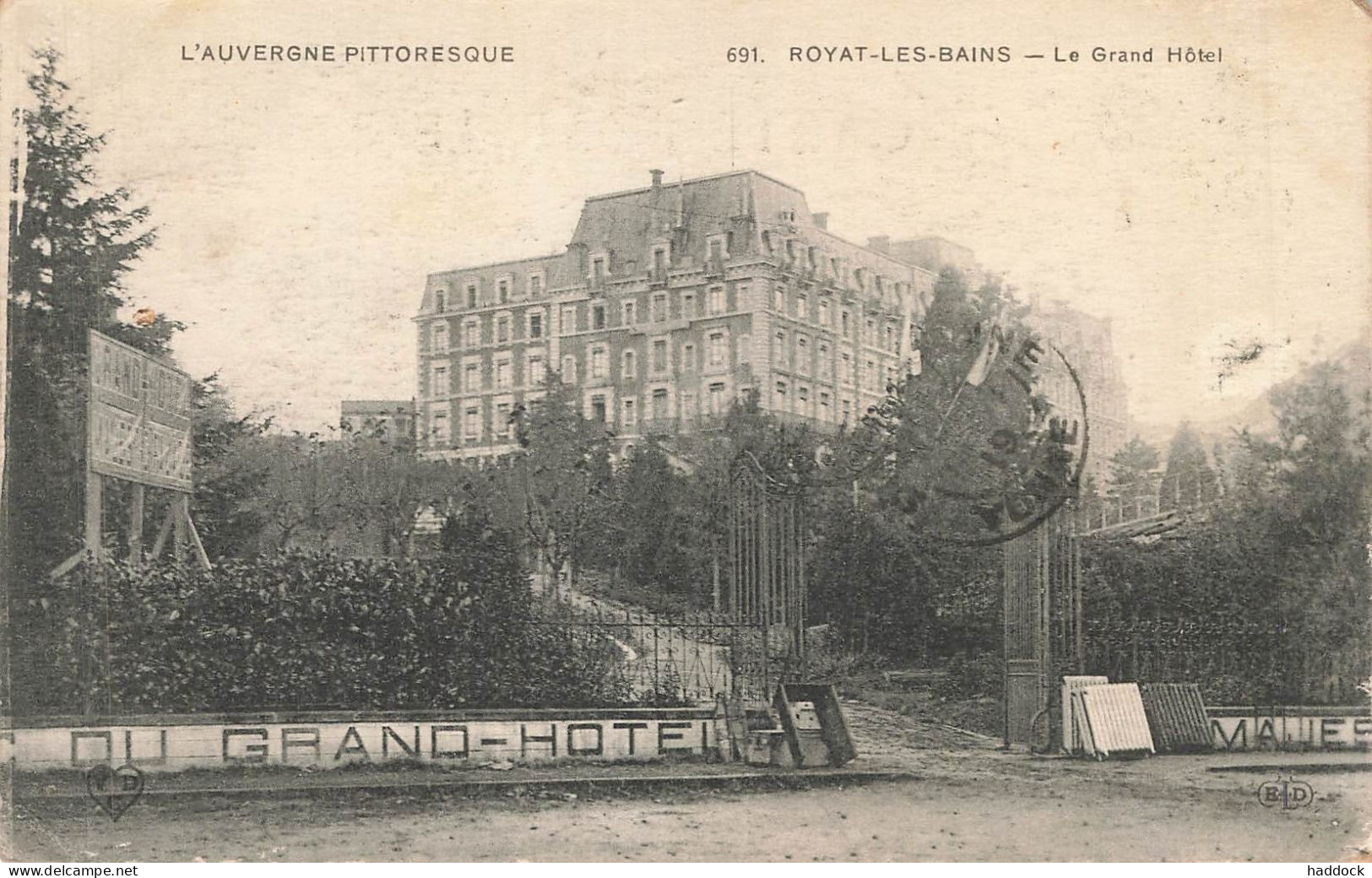 ROYAT LES BAINS : LE GRAND HOTEL - Royat