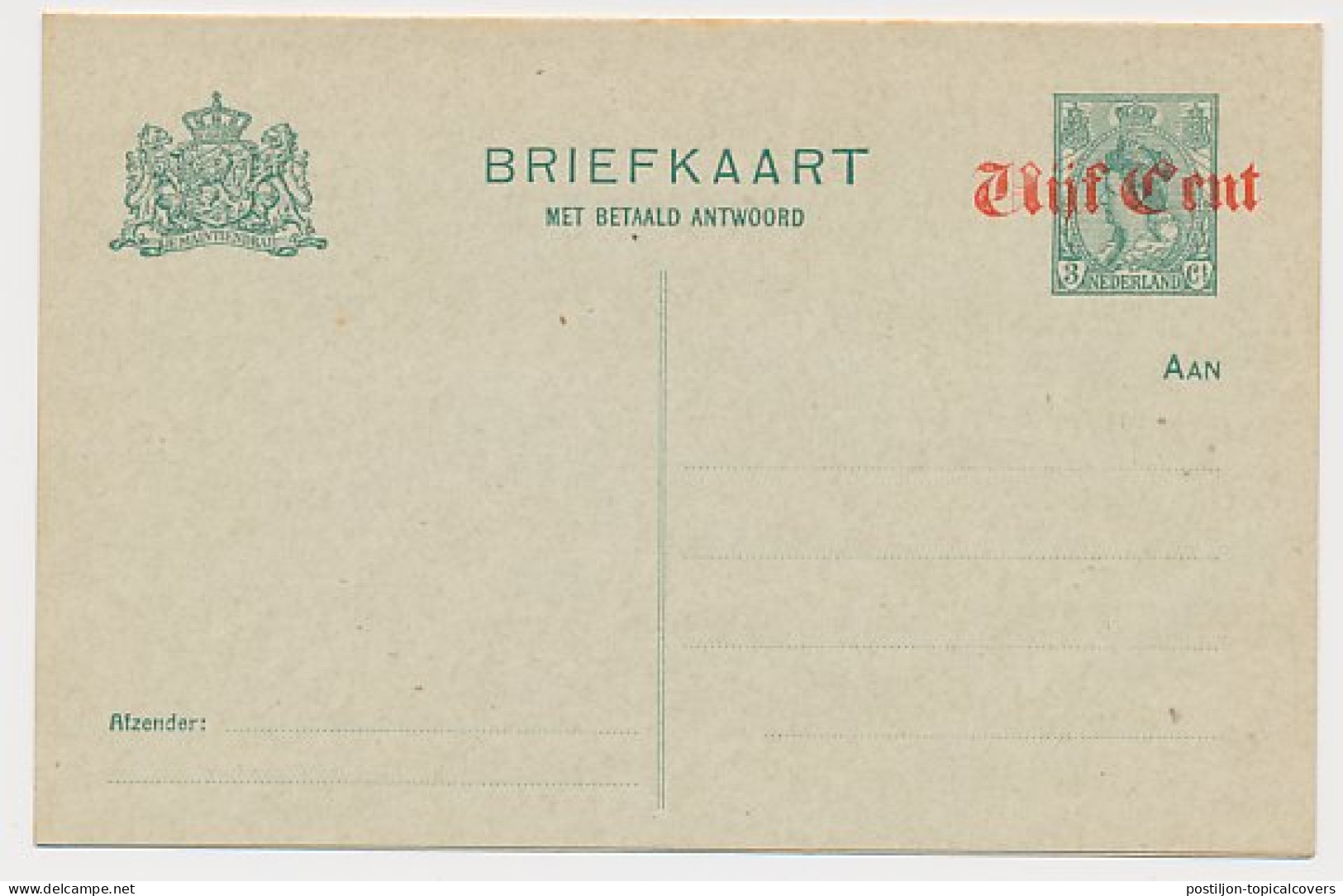 Briefkaart G. 113 I - Entiers Postaux