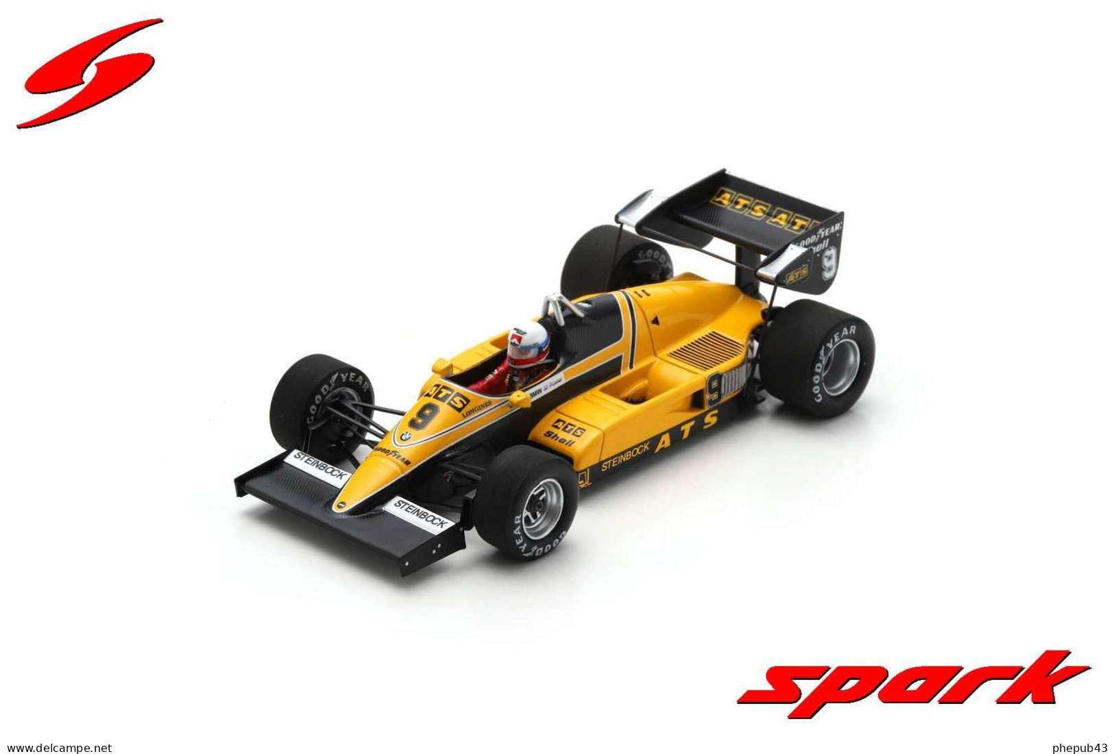 ATS D6 - Monaco GP FI 1983 #9 - Manfred Winkelhock - Spark - Spark