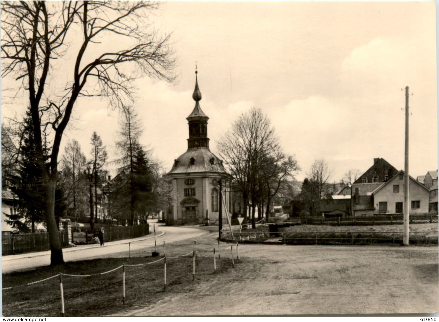 Carlsfeld Erzgeb., Blick Zur Kirche - Eibenstock