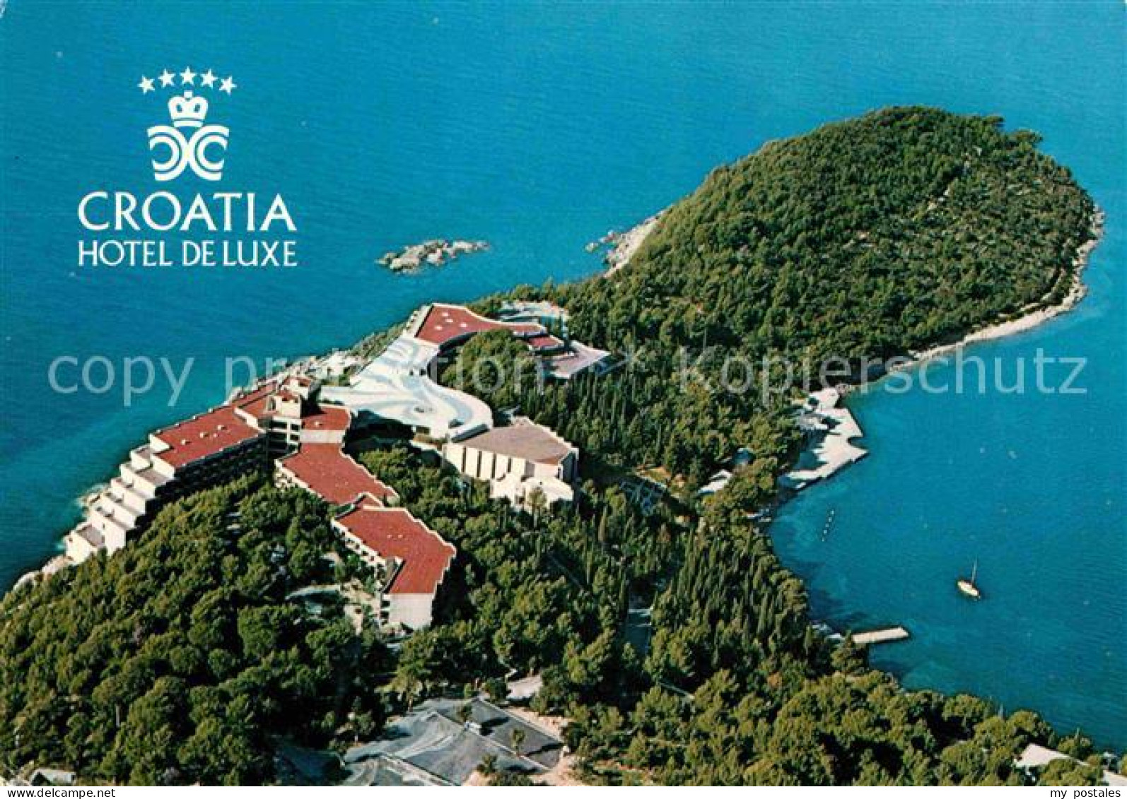 72841852 Dubrovnik Ragusa Croatia Hotel De Luxe Fliegeraufnahme Croatia - Croatia