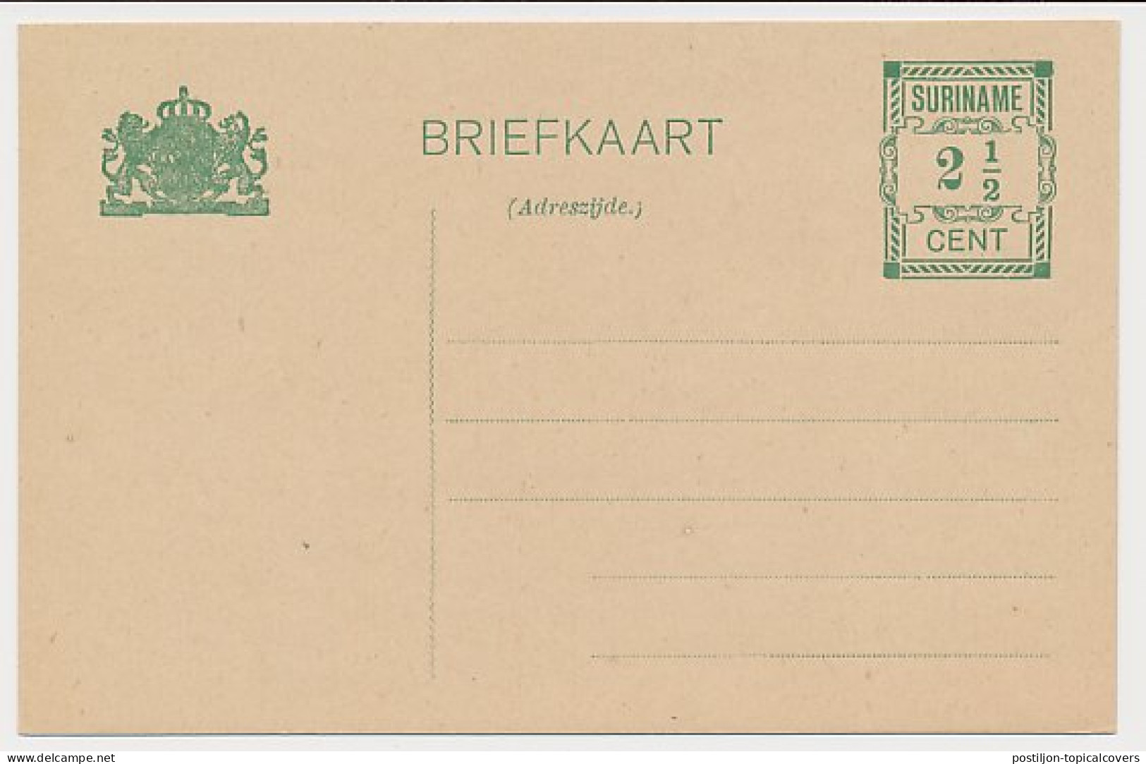 Suriname Briefkaart G. 19 - Surinam ... - 1975