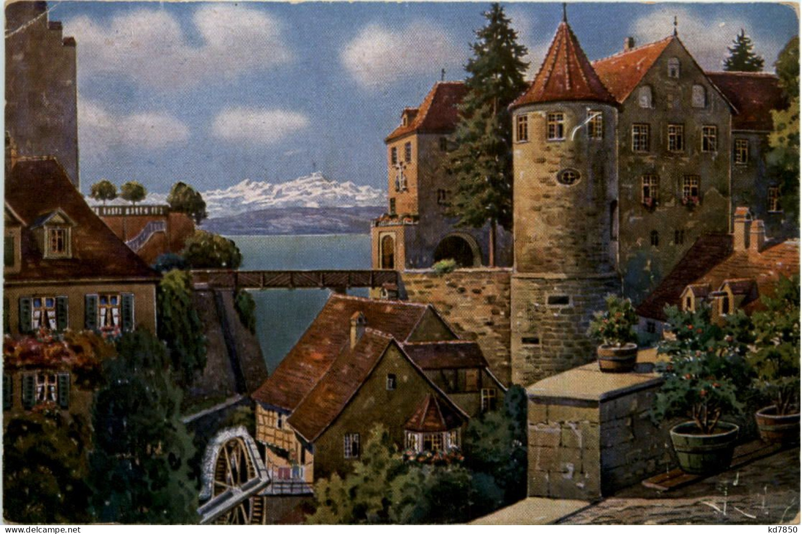 Meersburg, Schloss Und Alte Mühle - Meersburg