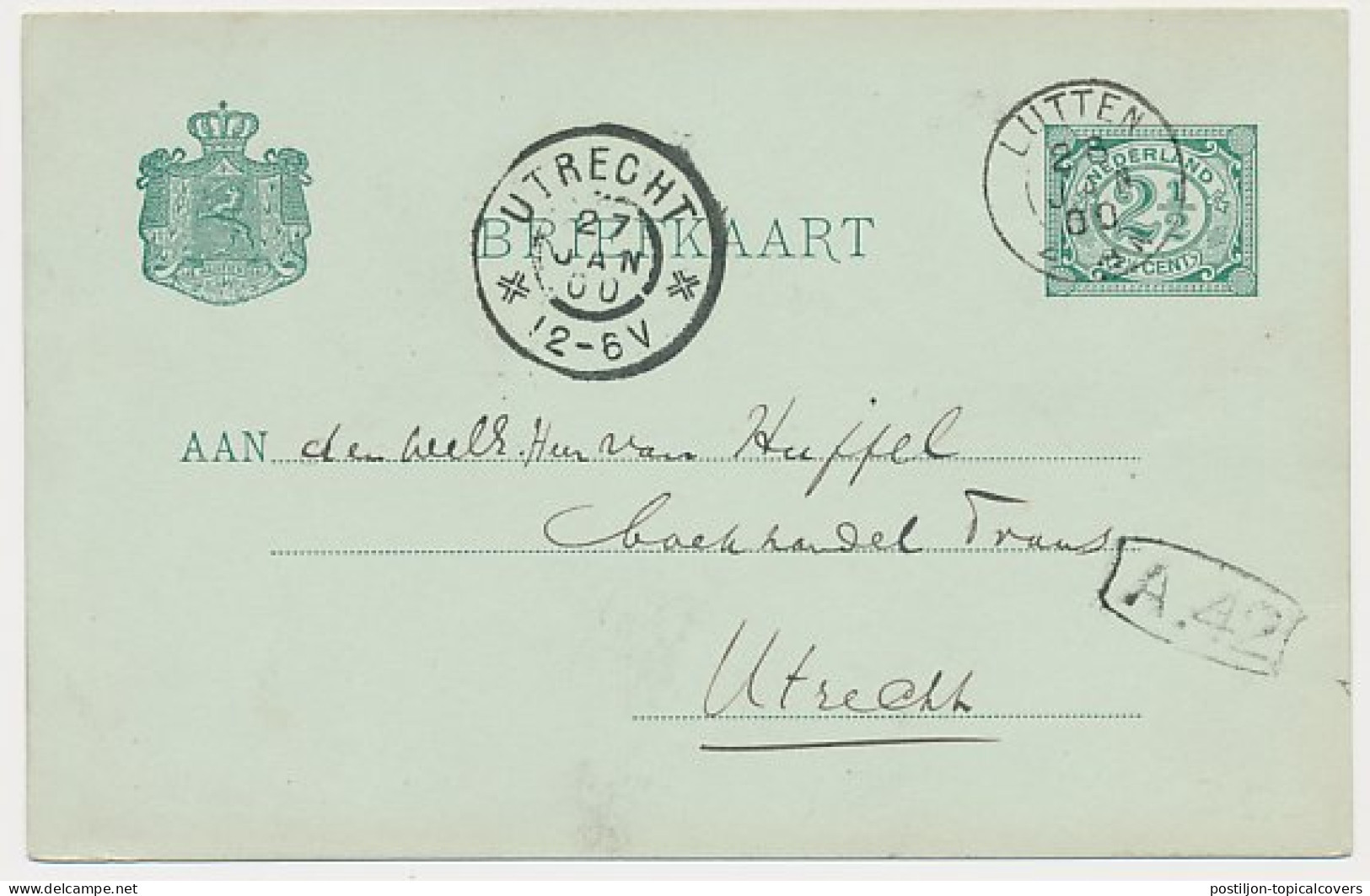 Kleinrondstempel Lutten 1900 - Unclassified