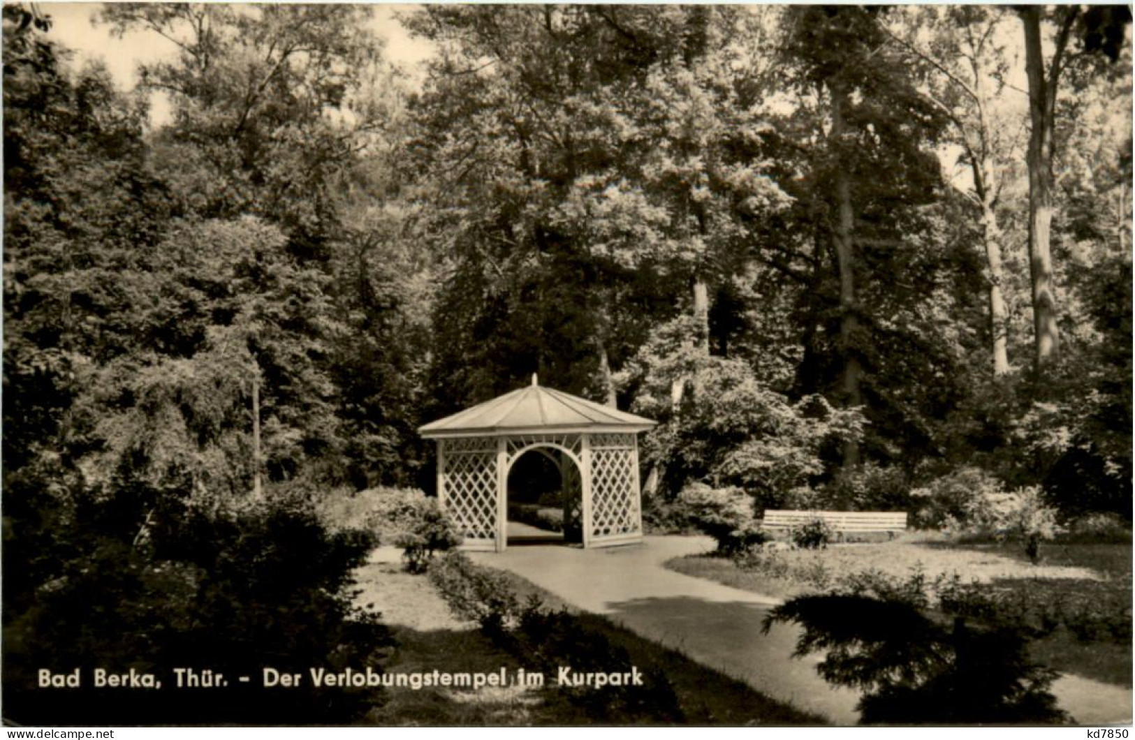 Bad Berka, Der Verlobungstempel Im Kurpark - Weimar