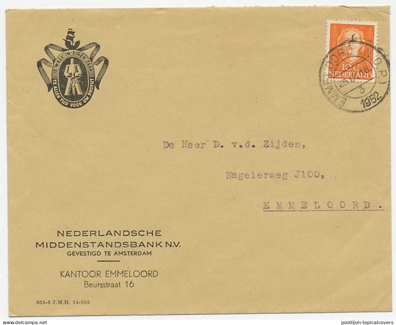 Firma Envelop Emmeloord 1952 - NMB Bank  - Unclassified