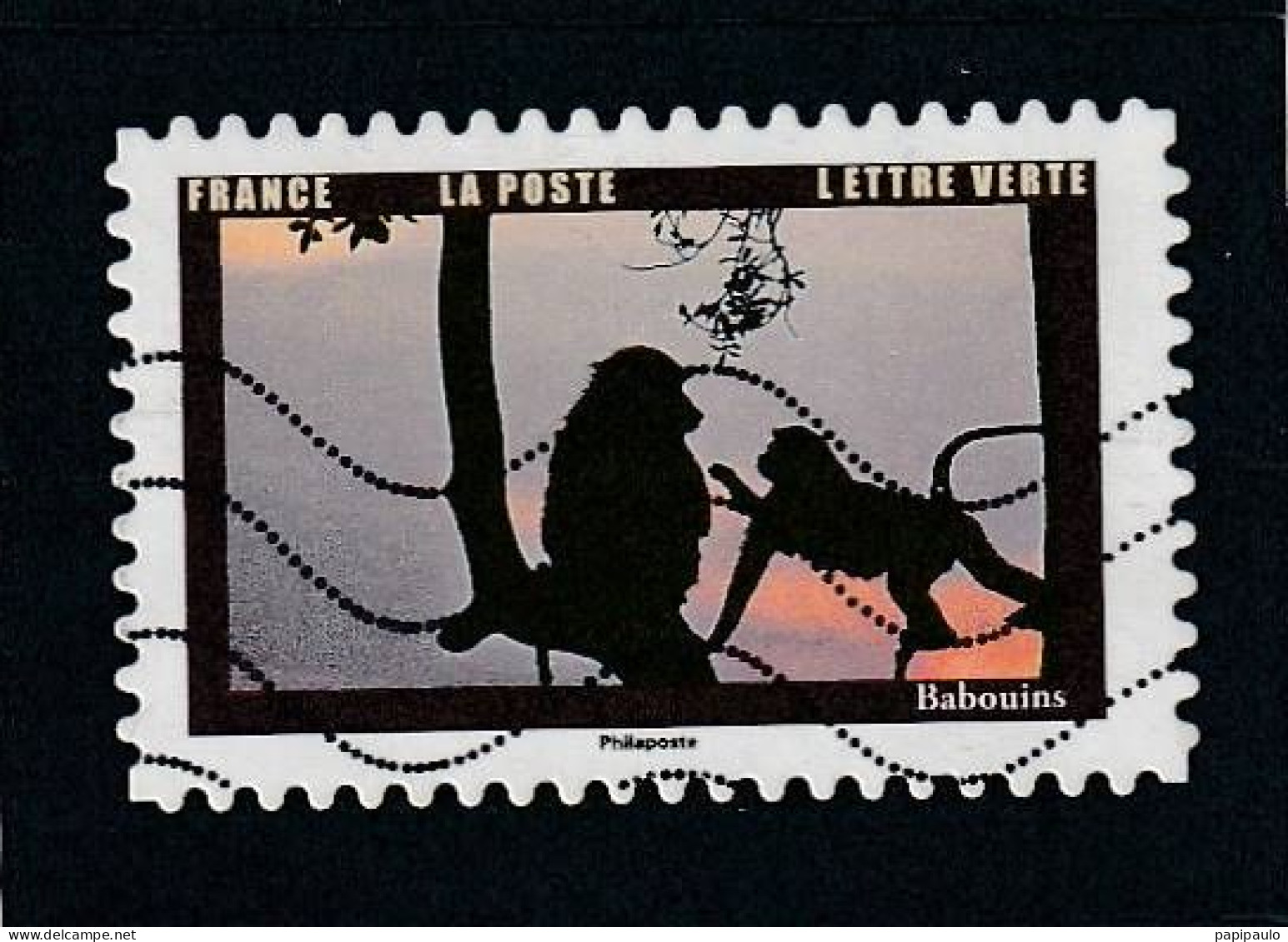FRANCE  2022  Y&T 2104 Lettre Verte Oblitéré - Used Stamps