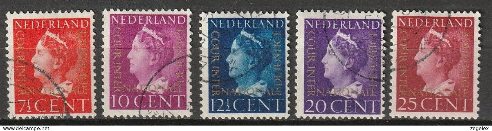 1947 Cour De Justice NVPH D20-D24  Gestempeld/ Cancelled - Officials