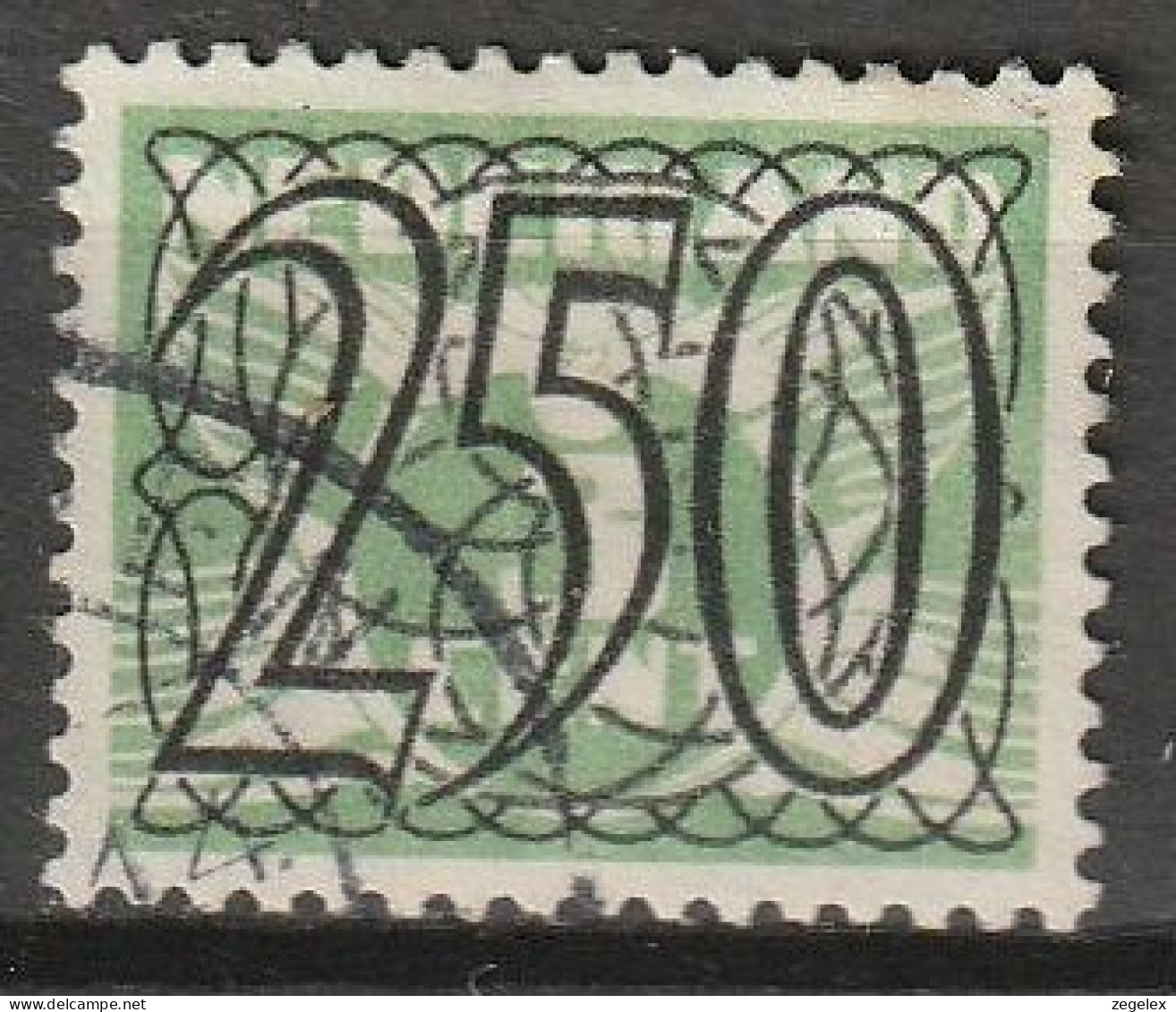 1940 Guilloche 250ct  NVPH  372 Gestempeld/ Cancelled  - Used Stamps