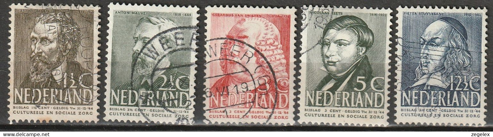 1939 Zomer NVPH 318-322 Gestempeld/ Cancelled - Used Stamps