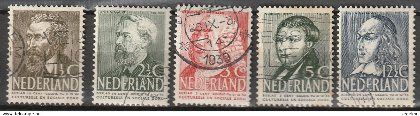 1939 Zomer NVPH 318-322 Gestempeld/ Cancelled - Oblitérés