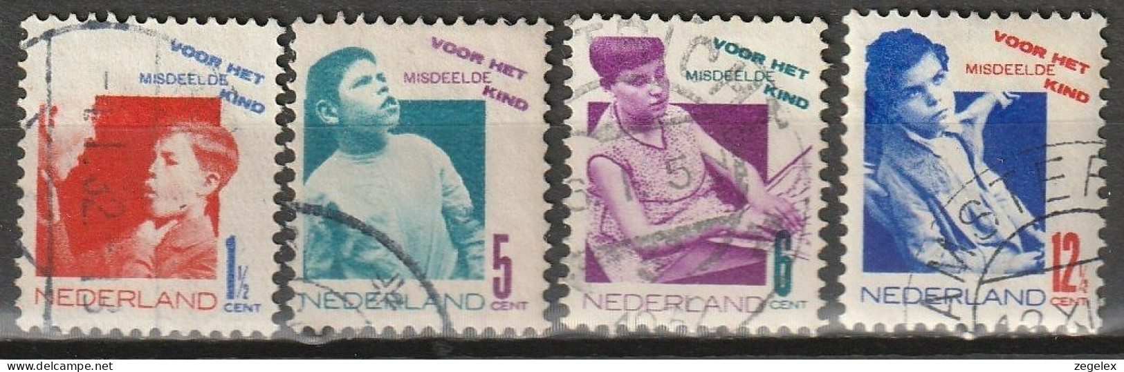 1931 Kind NVPH 240-243, Mi.245-248  Cancelled/gestempeld - Usati