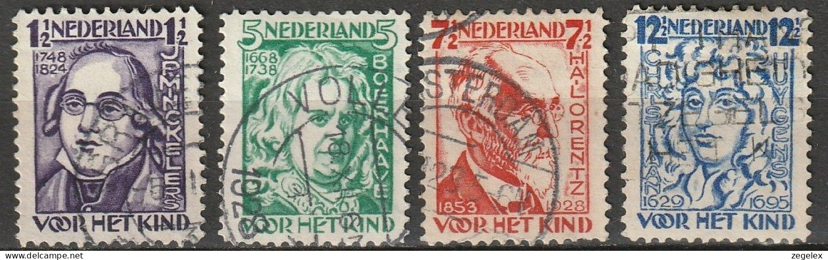 1928 Voor Het Kind - NVPH 220-223,  Mi. 218-222 Complete - Usati