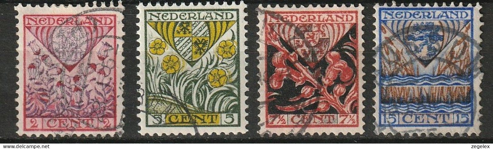 1927 Kind  NVPH 208-211 Complete. Gestempeld/ Cancelled - Used Stamps
