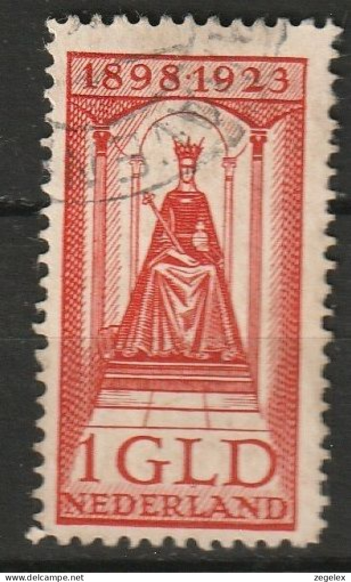 1923 Jubileum 1 GLD Tanding 11,5x11,5 NVPH 129 -  Cancelled/gestempeld - Usati