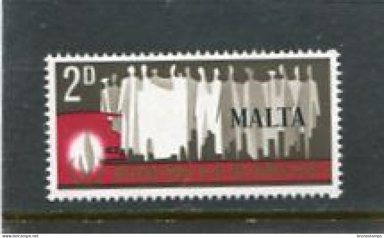 MALTA - 1968  2d  HUMAN RIGHTS  MINT NH - Malte