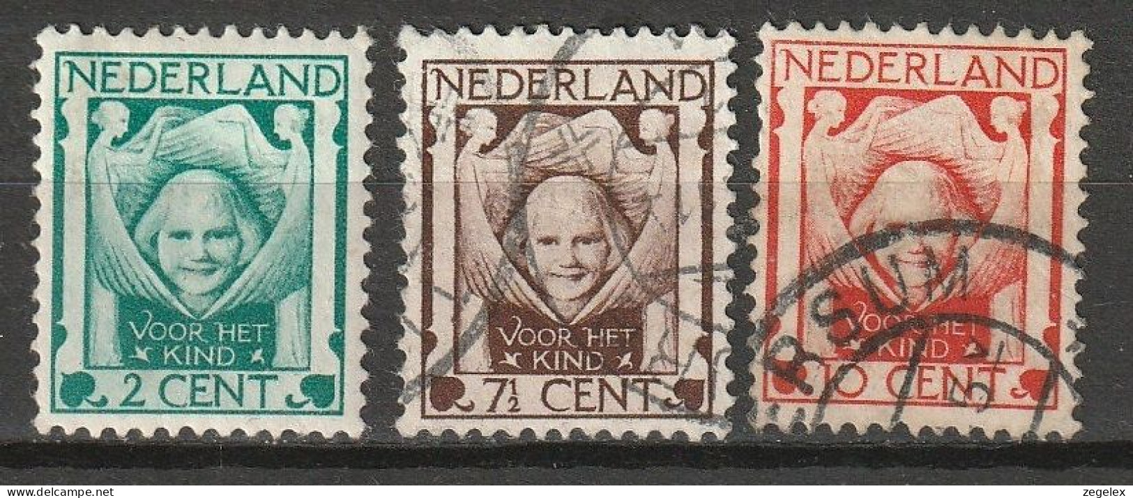 1924 Kind NVPH 141-143 -  Cancelled/gestempeld - Used Stamps