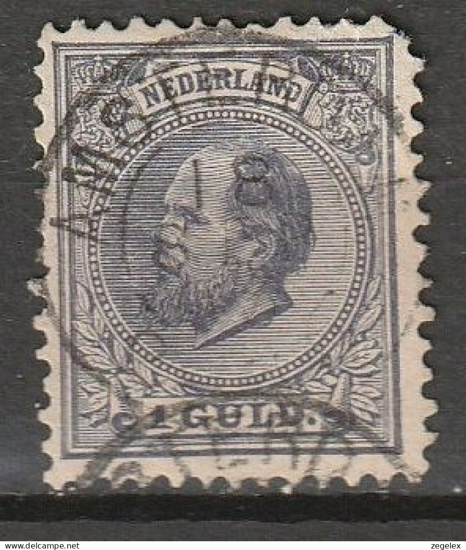 1872 Koning Willem III 100 Ct.  NVPH 28H.  - Gebruikt