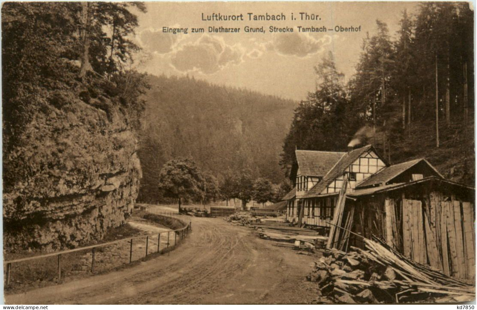 Tambach - Dietharz, Eingang Zum Dietharzer Grund - Tambach-Dietharz