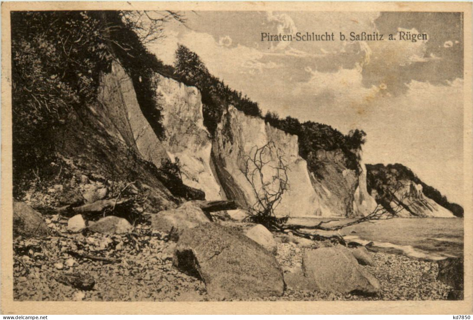 Rügen, Piraten-Schlucht B. Sassnitz - Sassnitz