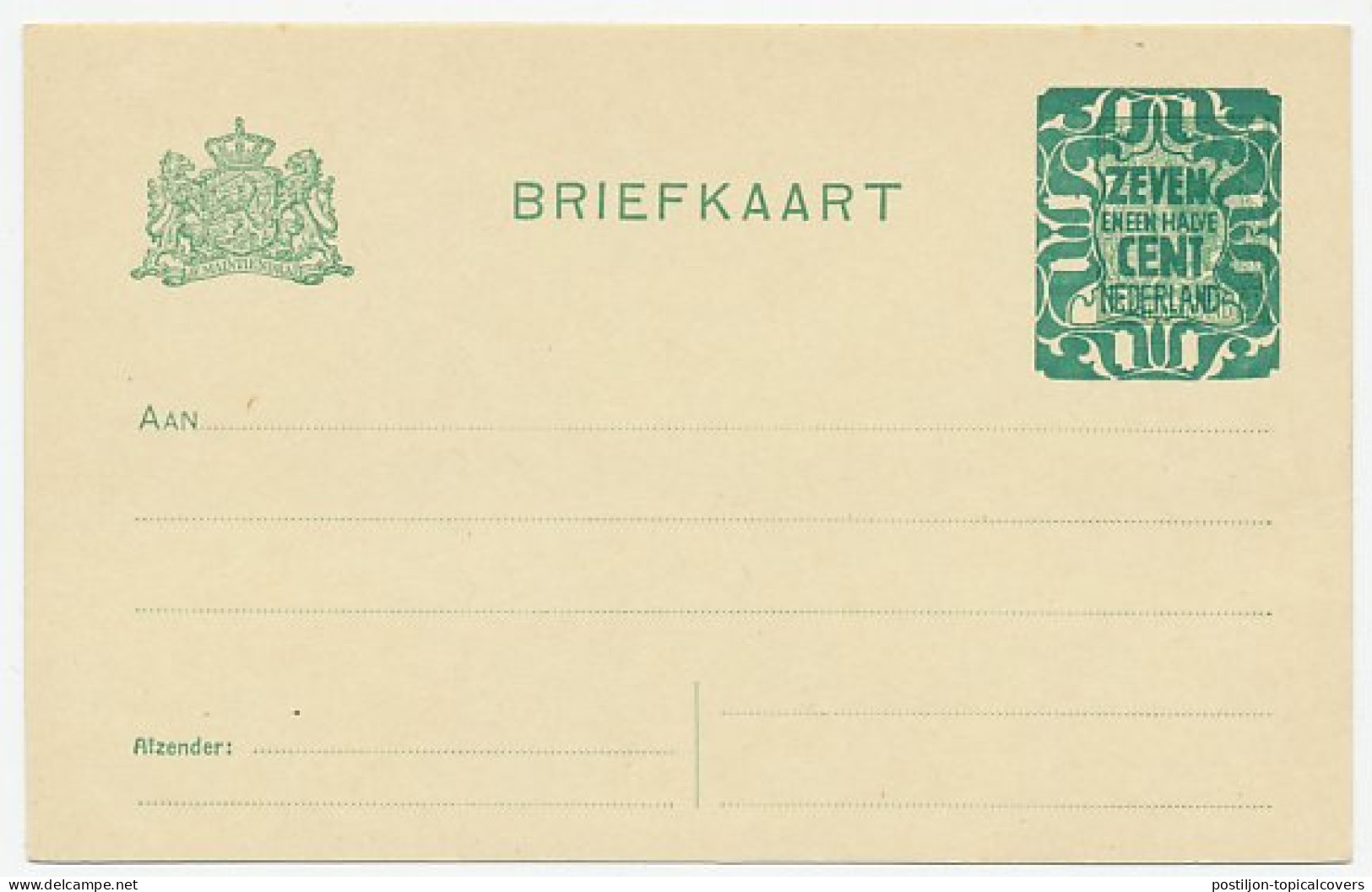 Briefkaart G. 169 II - Ganzsachen
