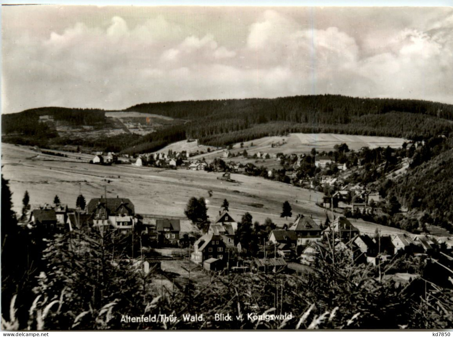 Altenfeld, Thür.Wald, Blick V. Königswald - Ilmenau