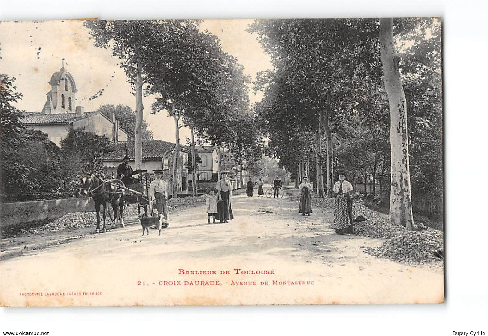 Banlieue De TOULOUSE - CROIX DAURADE - Avenue De Montastruc - Très Bon état - Autres & Non Classés