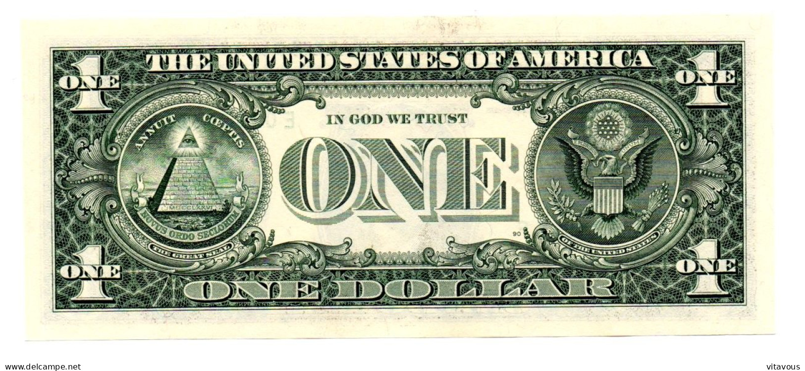 Billet USA  Washington D.C. Série 2003 - 1 Dollar  N° E036338116 F - Bank-note Banknote - Billetes De La Reserva Federal (1928-...)