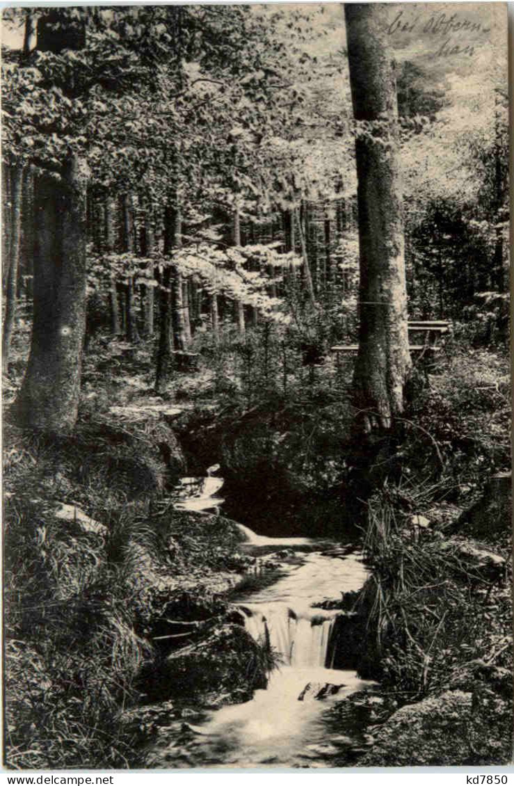 Olbernhau, Wasserfall Beim Fuchsstein Im Rungsrocktal - Olbernhau