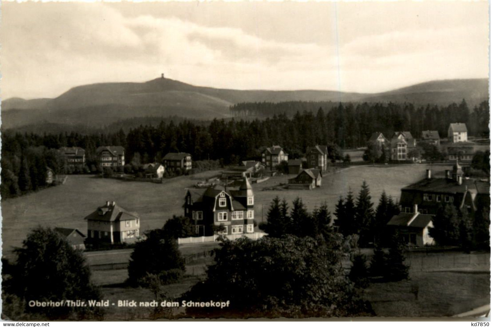 Oberhof, Blick Nach Dem Schneekopf - Oberhof