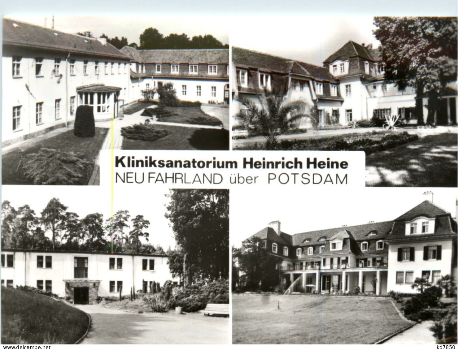 Neu Fahrland über Potsdam, Sanatorium Heinrich Heine, Div.Bilder - Autres & Non Classés