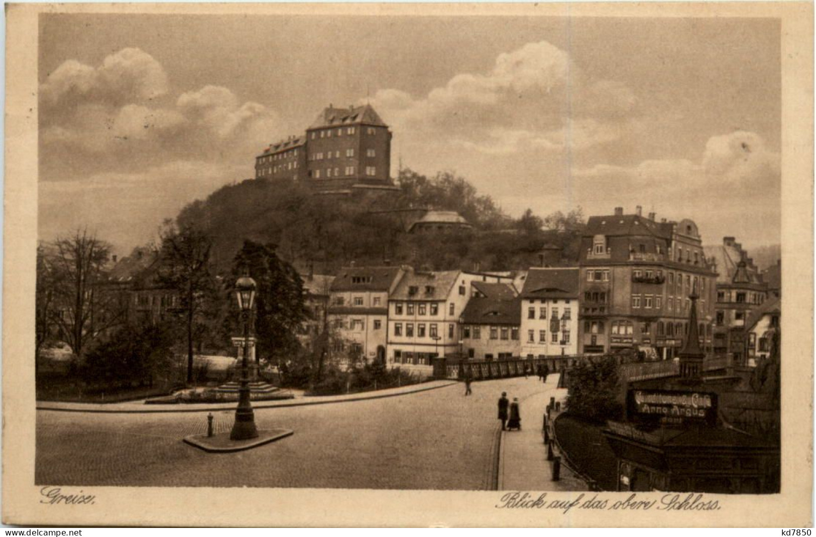 Greiz, Blick Auf Das Obere Schloss - Greiz