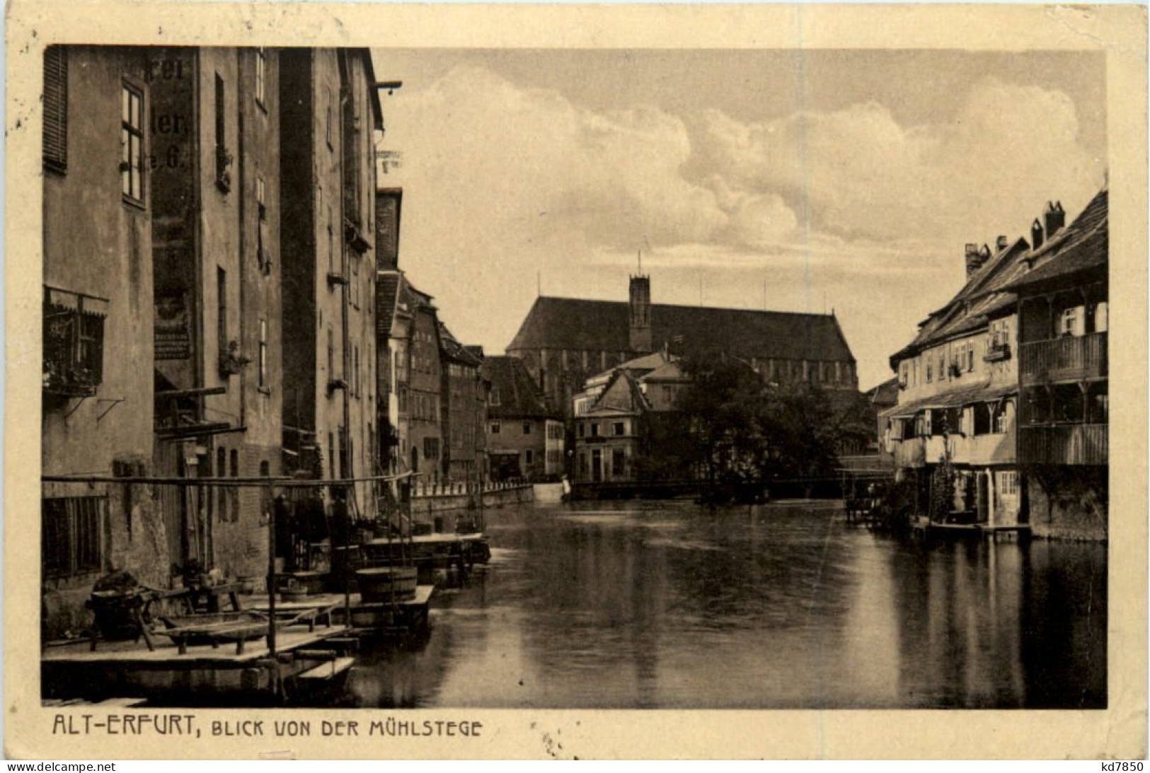 Erfurt, Blick Von Der Mühlstege - Erfurt