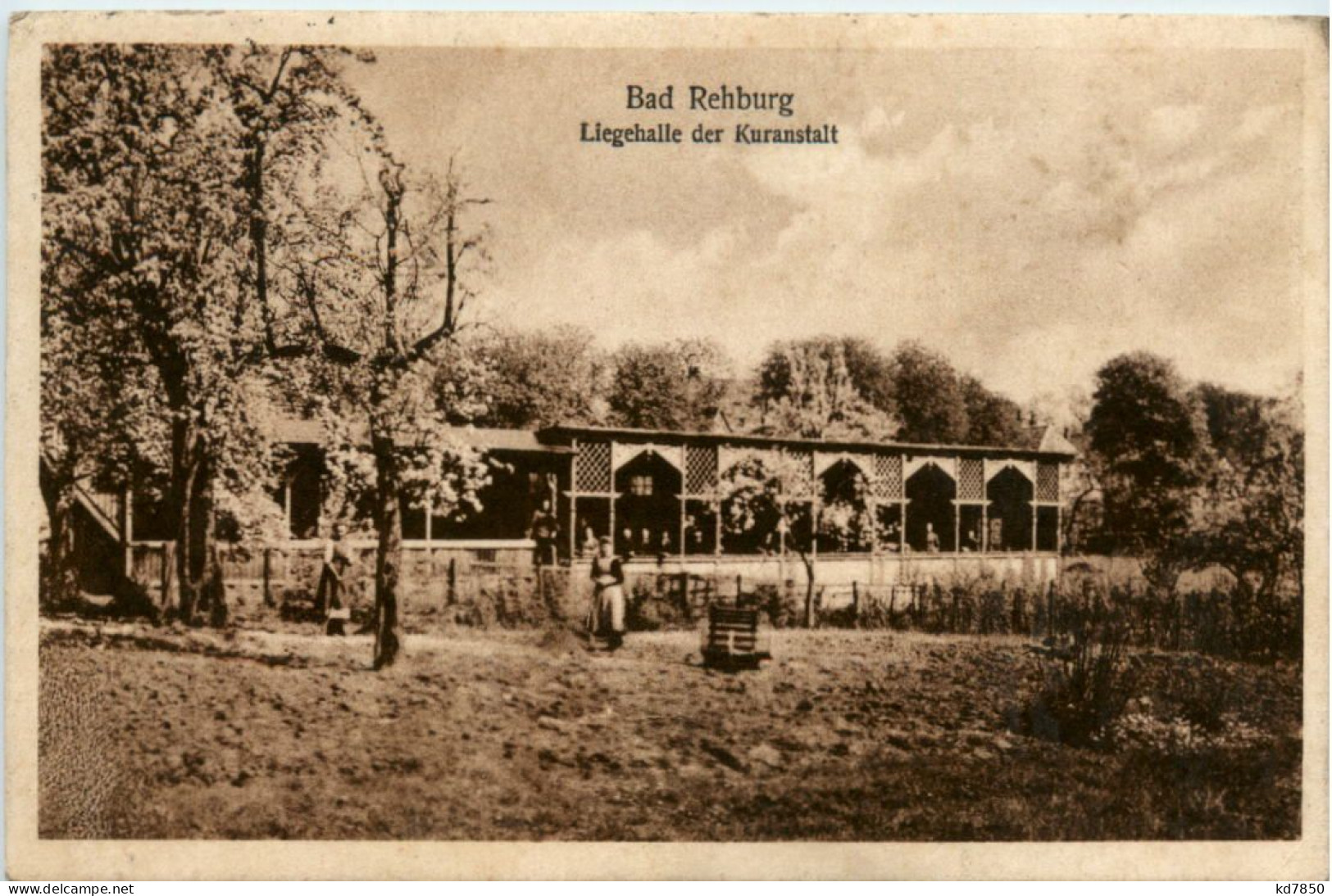 Bad Rehburg, Liegehalle Der Kuranstalt - Nienburg