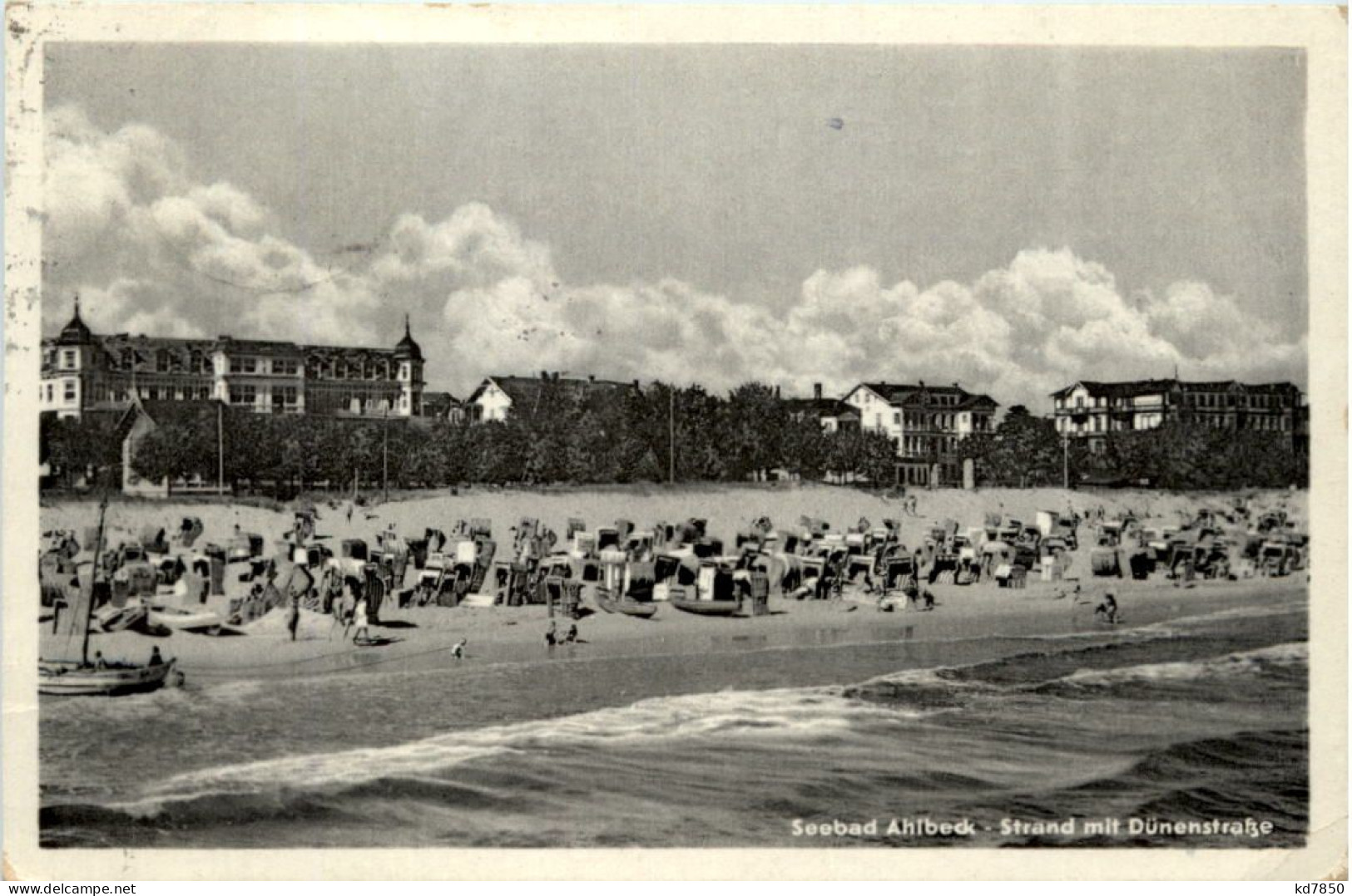 Seebad Ahlbeck, Strand Mit Dünenstrasse - Andere & Zonder Classificatie