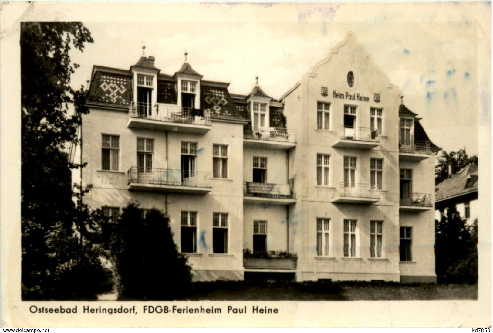 Seebad Heringsdorf, FDGB Ferienheim Paul Heine - Andere & Zonder Classificatie