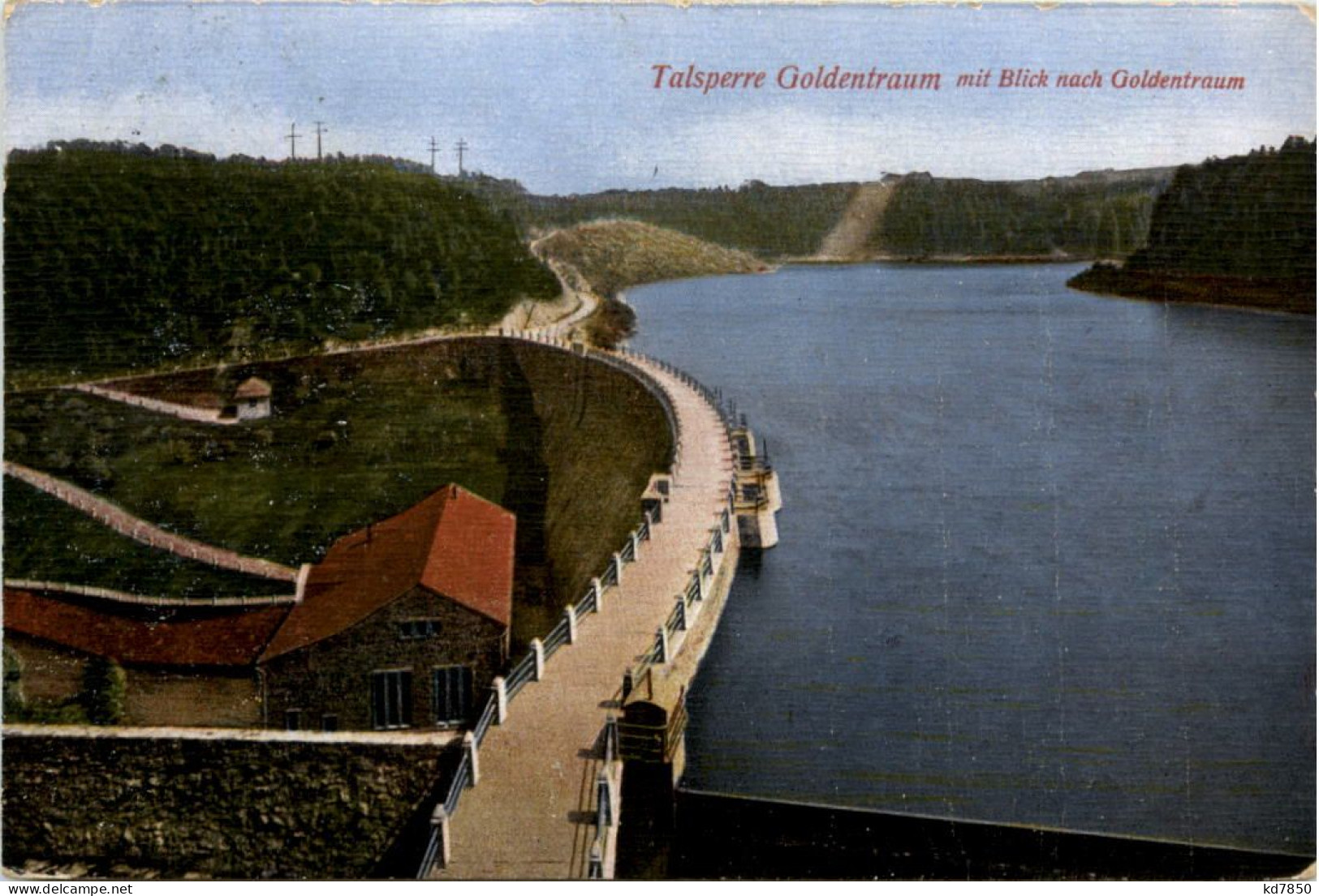 Talsperre Goldentraum Mit Blick Nach Goldentraum - Schlesien