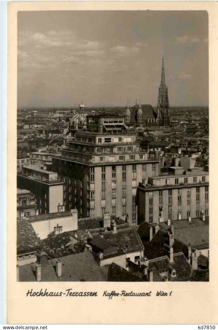 Wien, Hochhaus-Terrassen Kaffe-Restaurant Wien - Andere & Zonder Classificatie