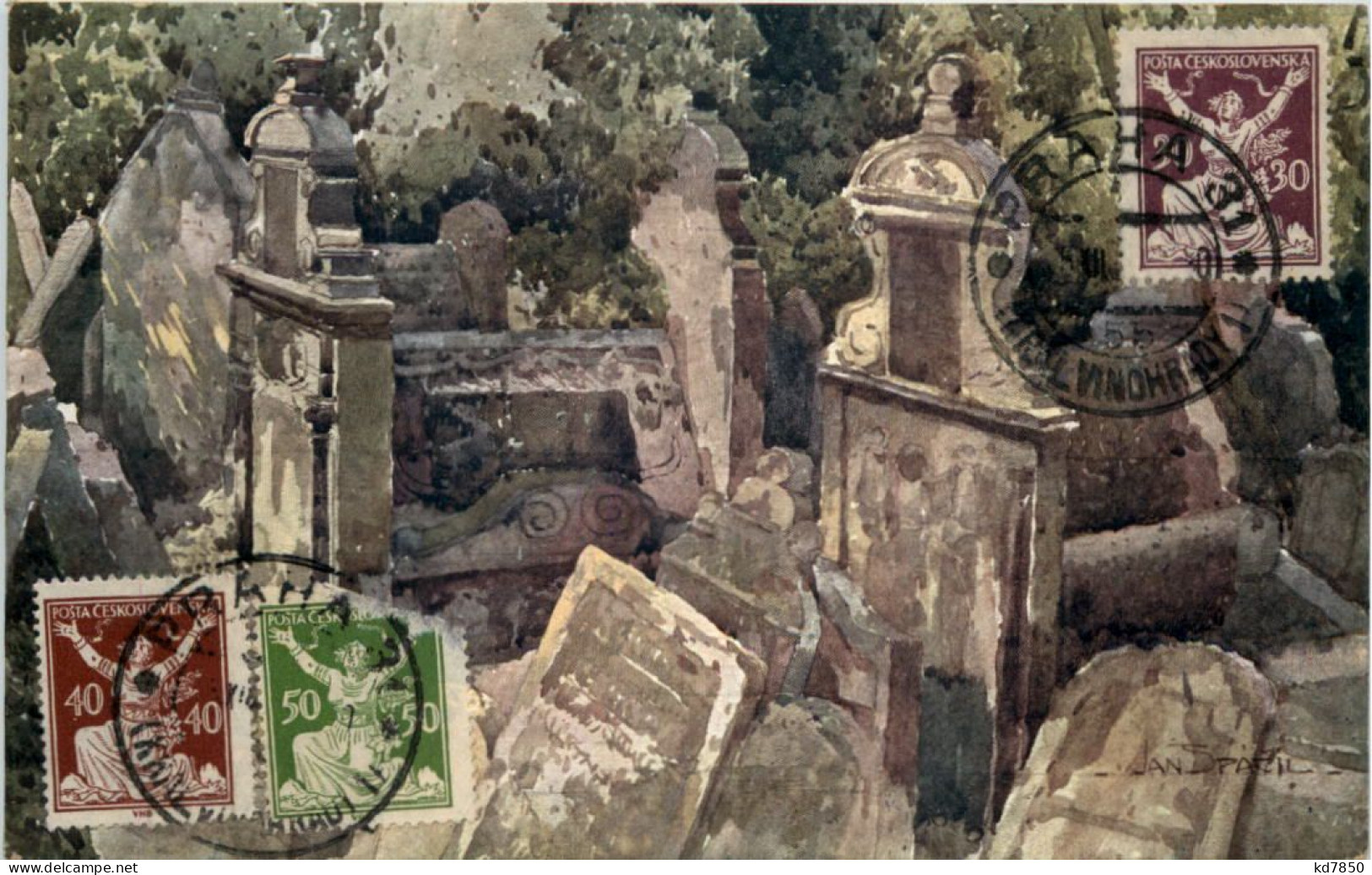 Prag - Jews Churchyard - Giudaismo