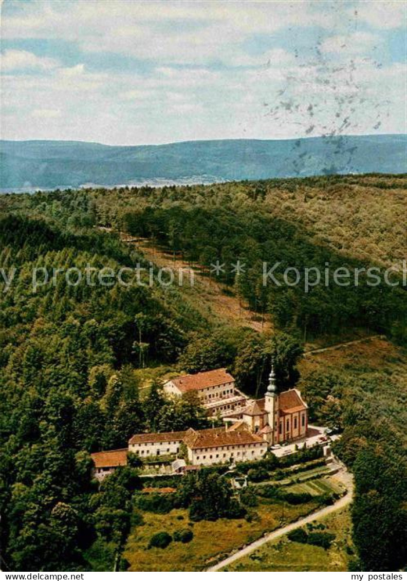 72841676 Lohr Main Fliegeraufnahme Kloster Maria Buchen Lohr - Autres & Non Classés