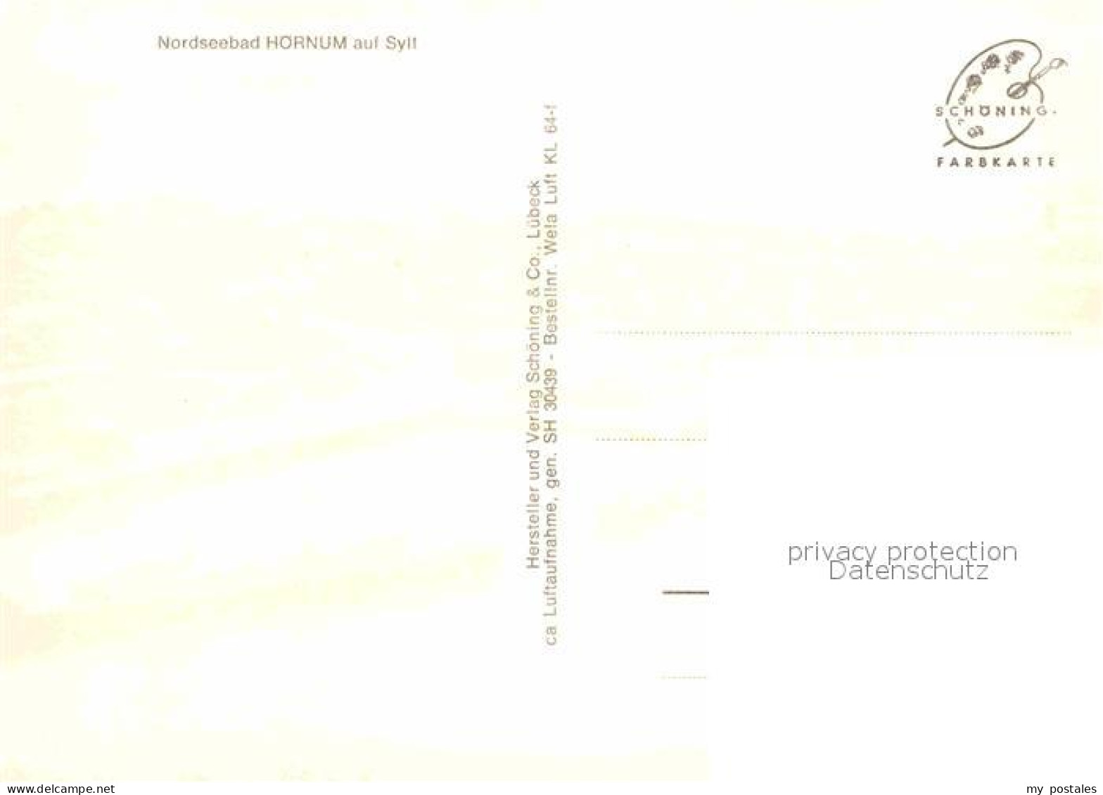 72841674 Hoernum Sylt Fliegeraufnahme Hoernum - Other & Unclassified