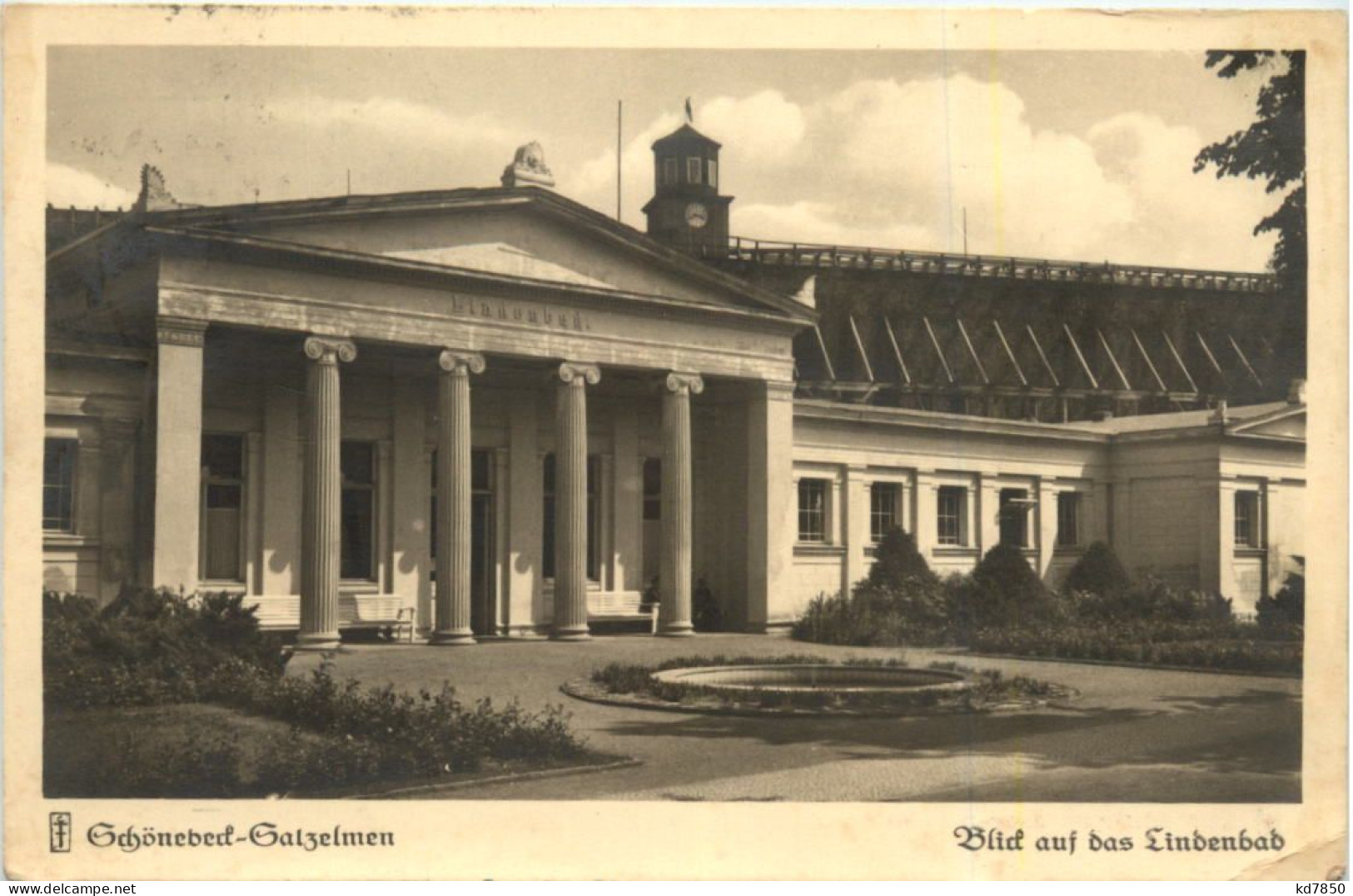 Schönebeck-Salzelmen, Blick Auf Das Lindenbad - Schoenebeck (Elbe)