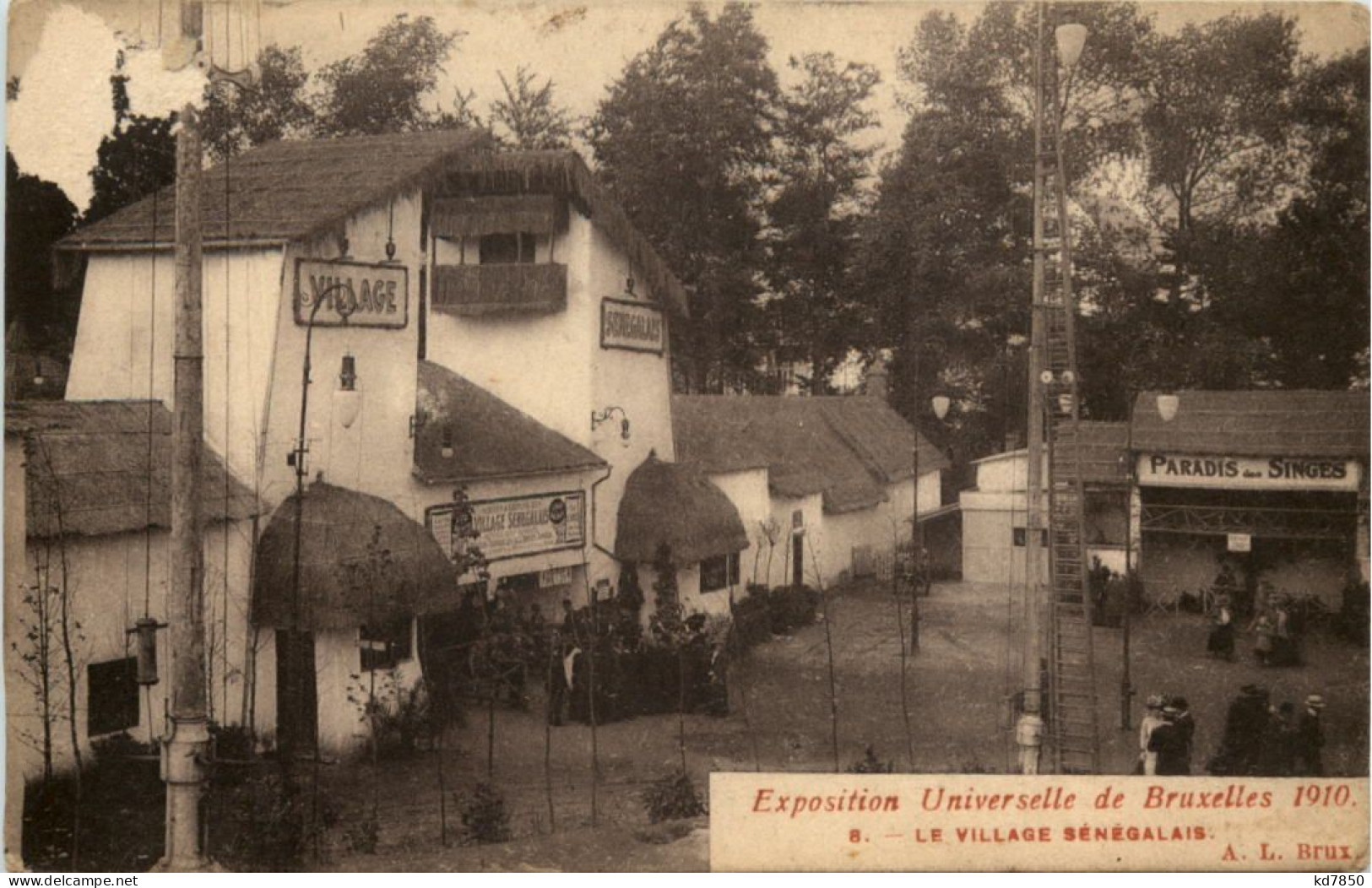 Bruxelles - Exposition Universelle 1910 - Senegal - Universal Exhibitions