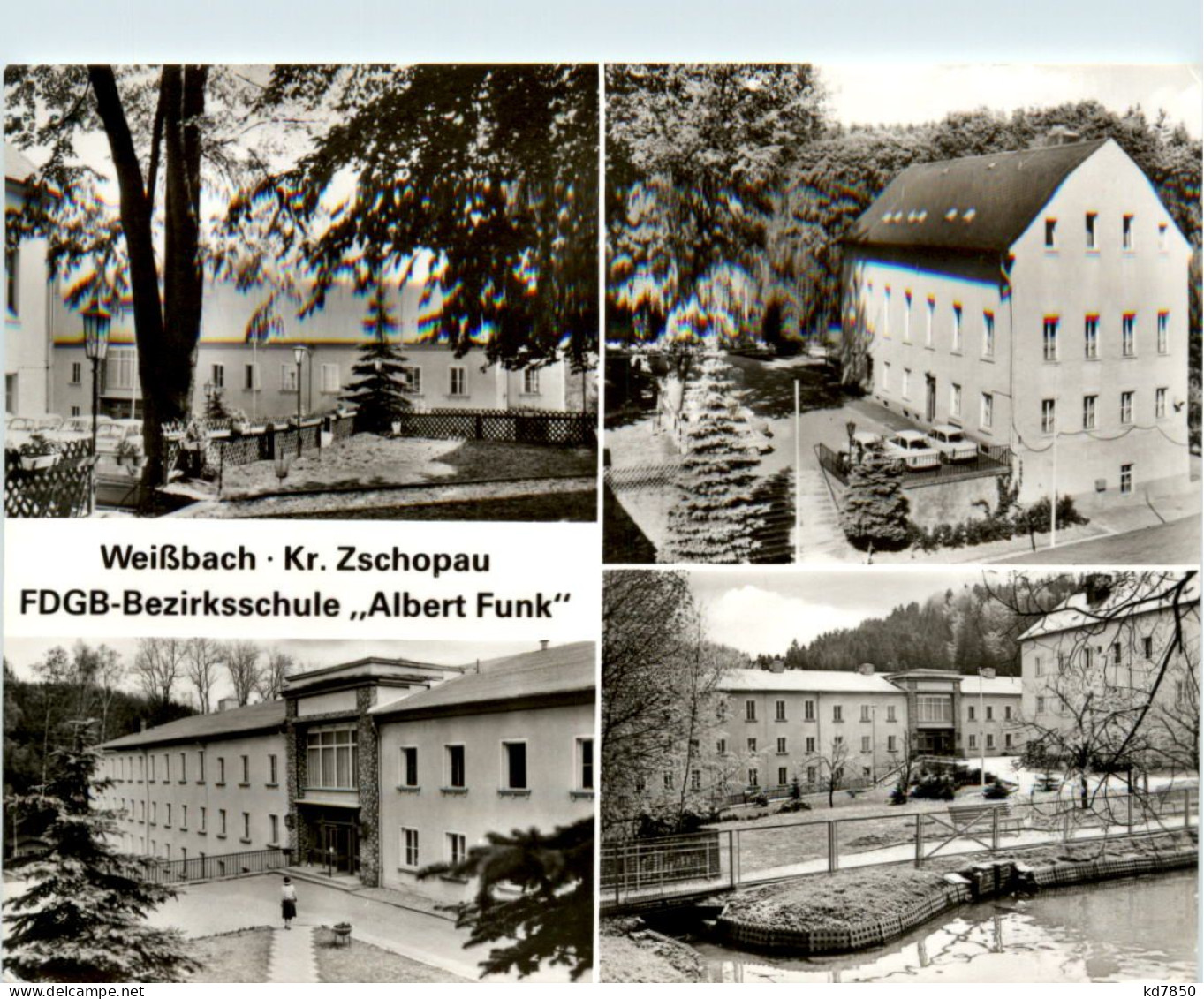 Weissbach Kr. Zschopau, FDGB-Berzirksschule Albert Funk - Otros & Sin Clasificación