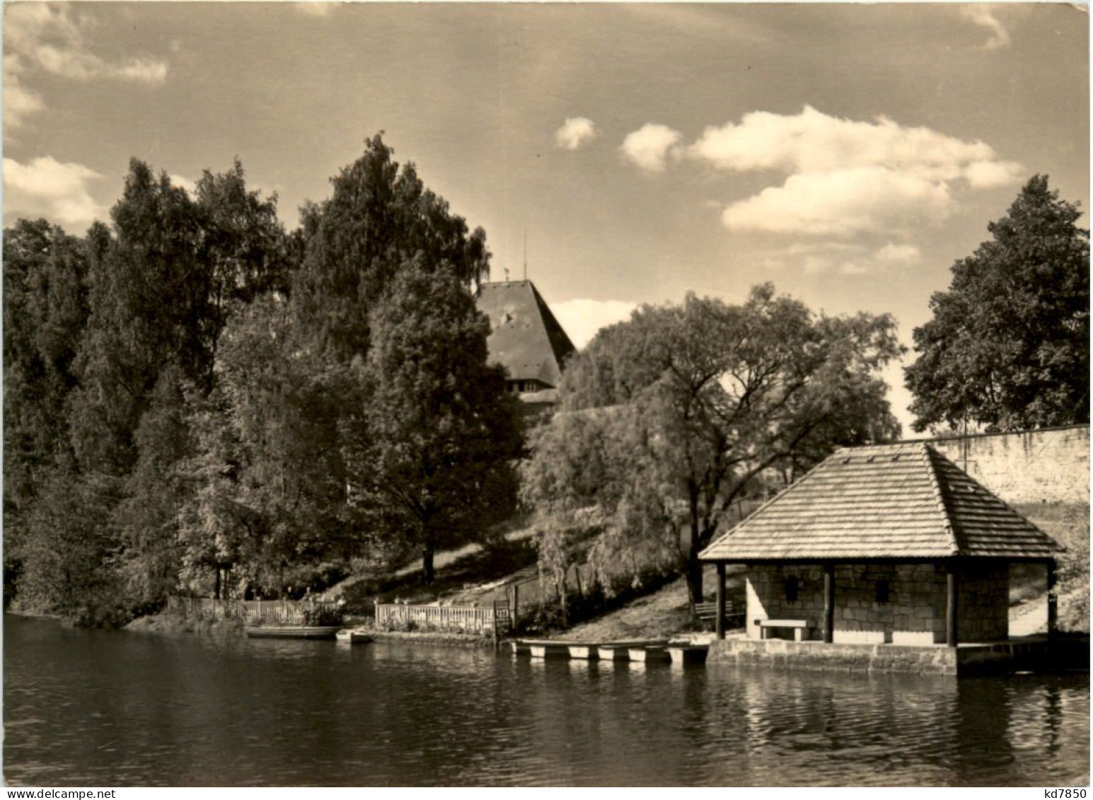 Grillenburg, Im Tharandter Wald, Bootsanlegestelle - Tharandt